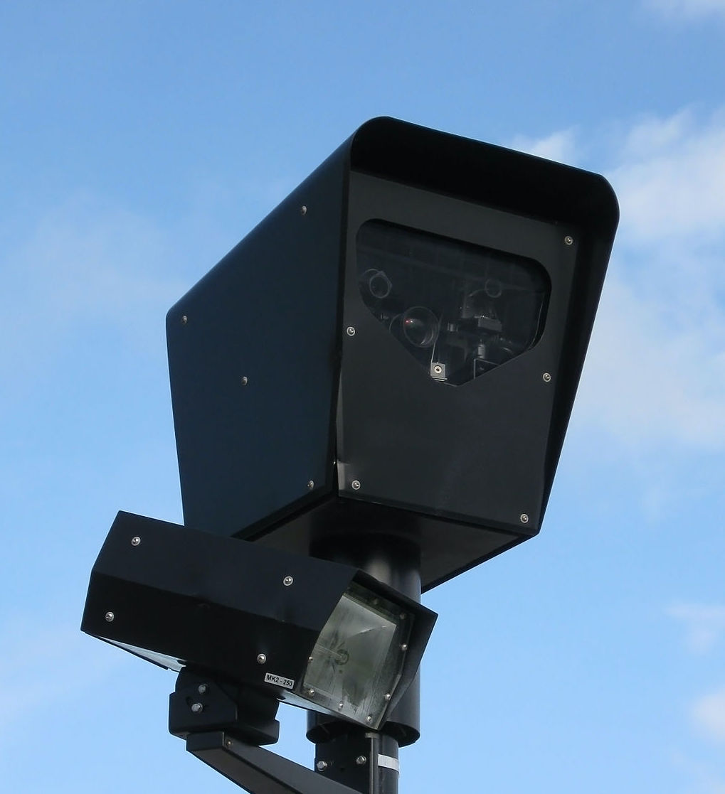 A red light camera in Chicago