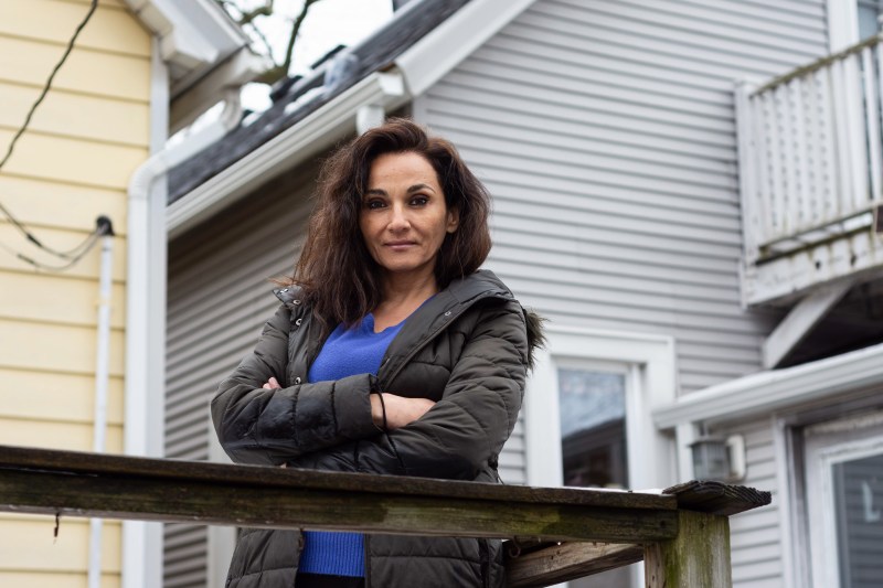 Alejandra Cano outside her home